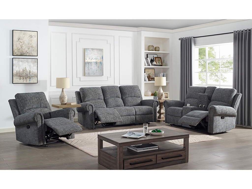 Twin recliners best sale with console